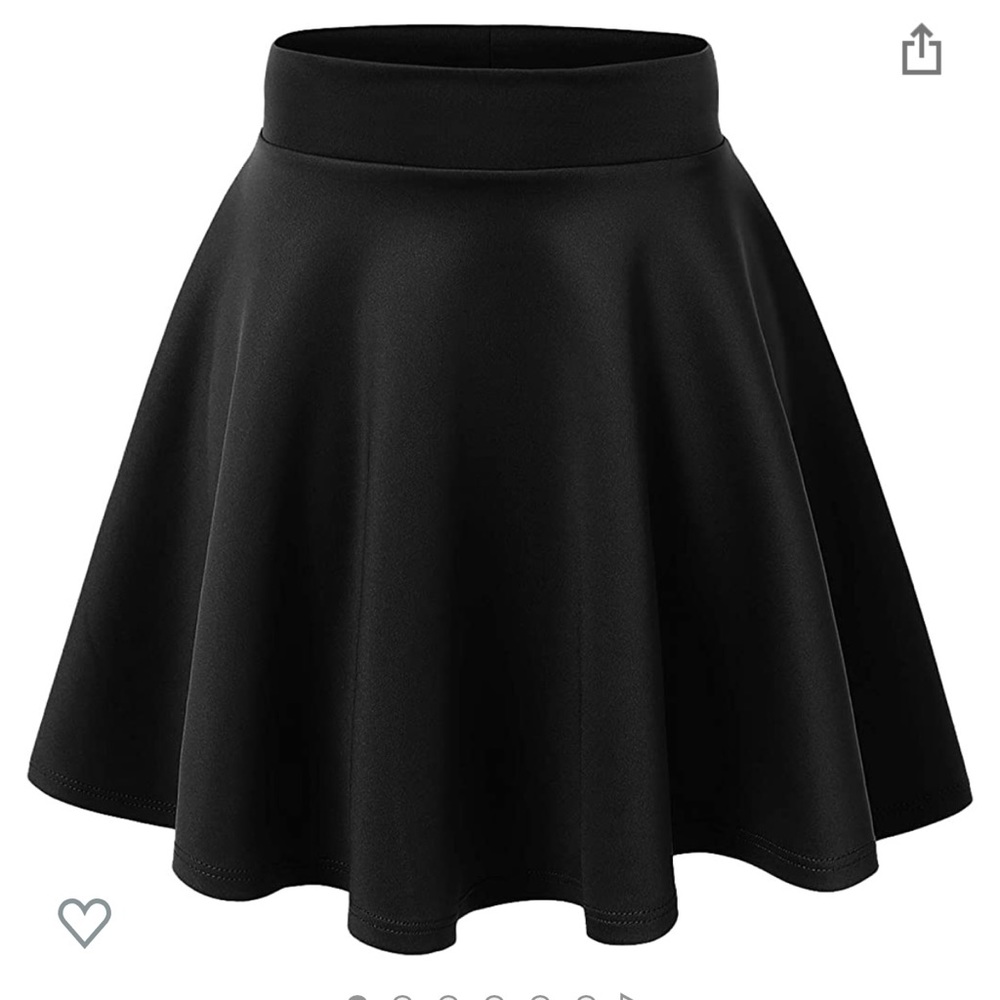 Women's Basic Stretchy Flared Casual skirt